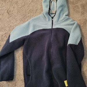 "All in Motion" full zip up sherpa jacket